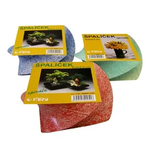 RECY-Fliese 9x9x4,5 farbig-Spirale